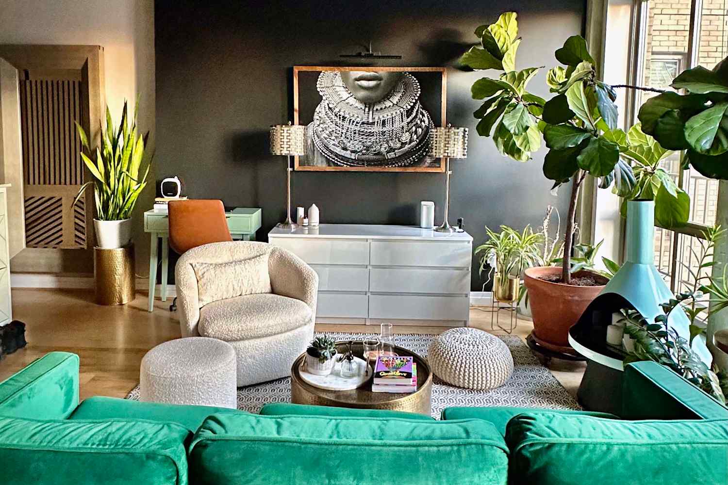 Tour a 630-Square-Foot D.C. Loft with Cool Custom Barn Doors